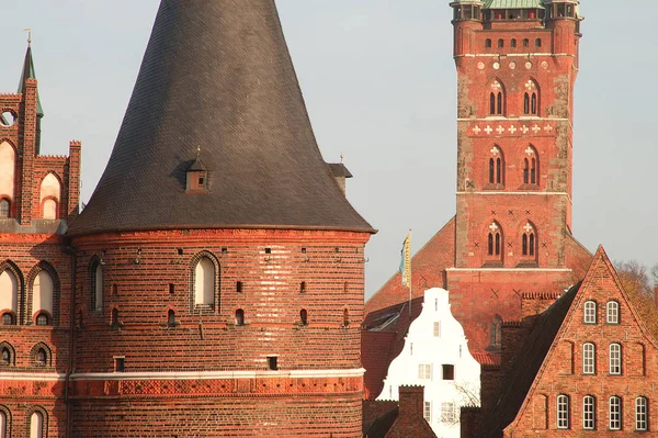 Naturskön Över Kyrka Och Arkitektur Detaljer — Stockfoto