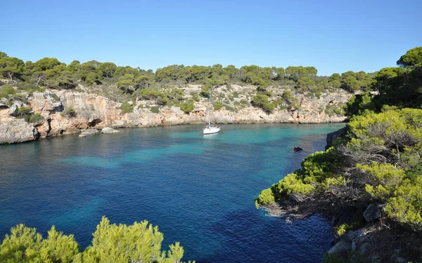 Baai Van Cala Mallorca — Stockfoto