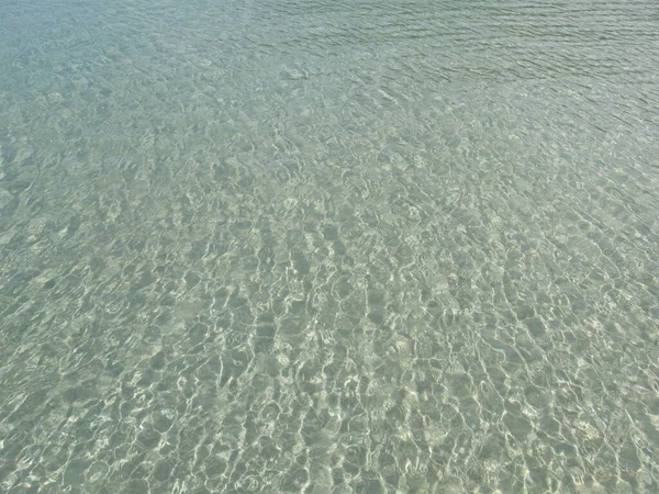 Superfície Água Mar Com Ondulações Ondas — Fotografia de Stock