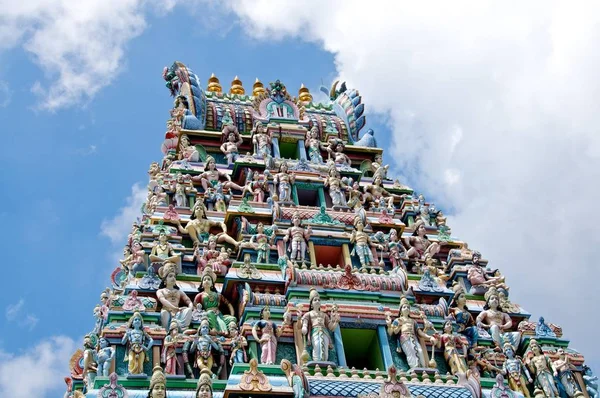 Střecha Chrámu Srí Srinivasa — Stock fotografie