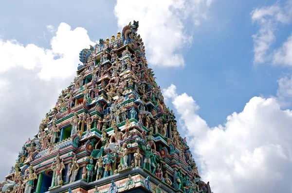 Telhado Templo Sri Srinivasa — Fotografia de Stock