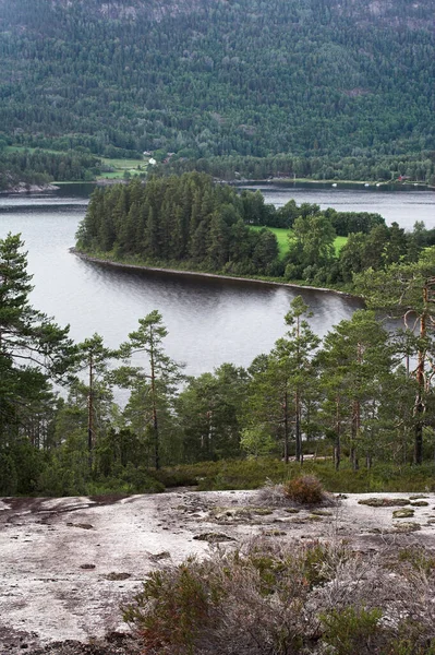 Noruega Sobre Naturaleza Paisaje Fondo —  Fotos de Stock