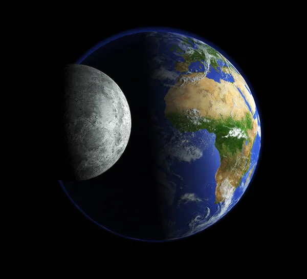 Our Earth Moon — Stock Photo, Image