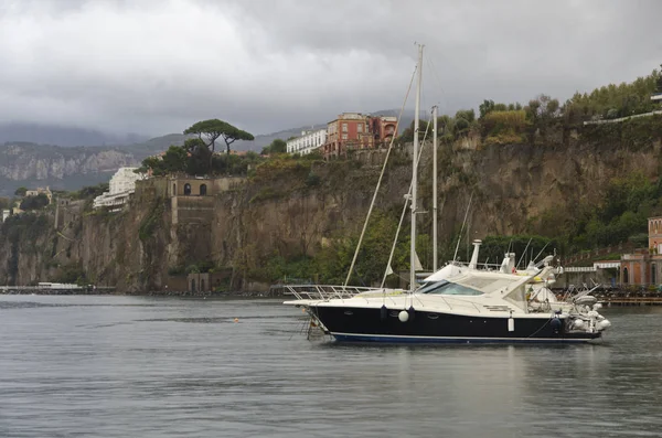 Puerto Sorrento Sobre Golfo Naples — Foto de Stock