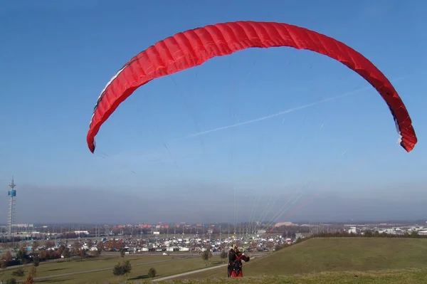 Paraşüt Yaz Sporu Paraşüt — Stok fotoğraf