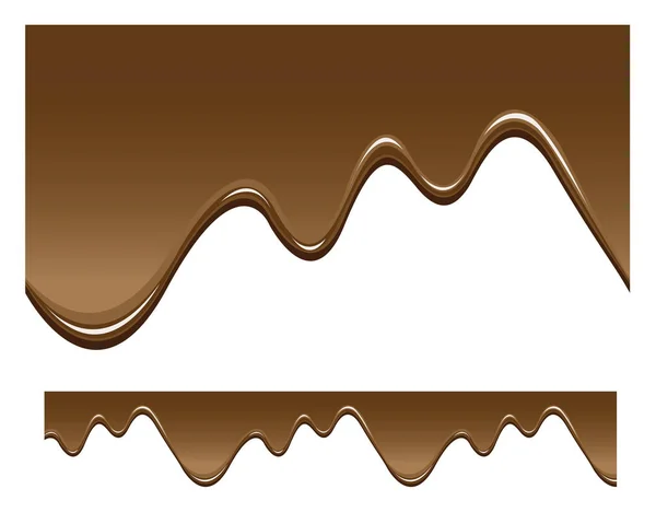 Безшовний Шоколадний Фон Крапельна Рідина — стокове фото