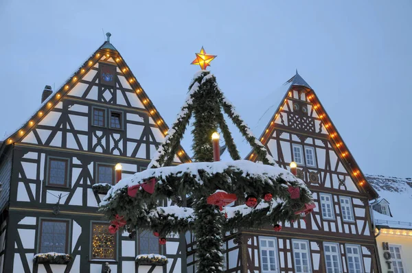 Bunter Hintergrund Für Weihnachten Oder Neujahr Urlaubskarte — Stockfoto