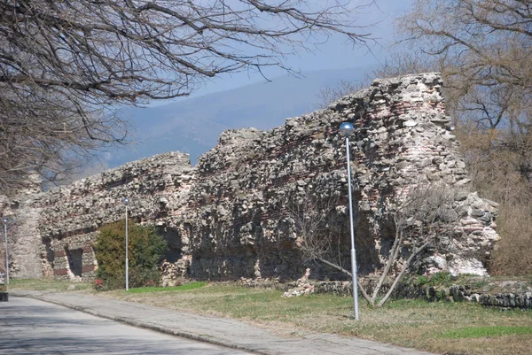 Puerta Del Muro Fortaleza Hissar Bulgaria —  Fotos de Stock
