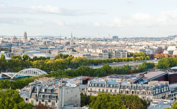 Parijs Uitzicht Vanaf Toren Van Eiffel — Stockfoto