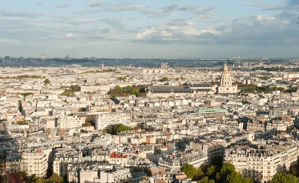 Vista París Desde Cima Torre Eiffel —  Fotos de Stock