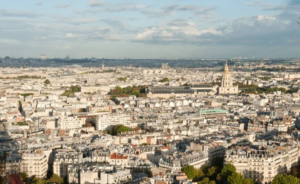 Vue Sur Paris Depuis Sommet Tour Eiffel — Photo