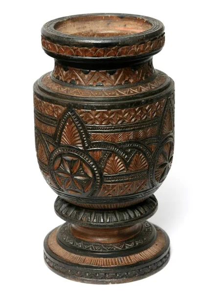 Vaso Madeira Tradicional Romeno — Fotografia de Stock