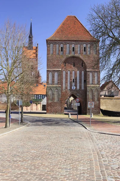 Anklamer Gate Town Usedom Mecklenburg Vorpommern Germany — Stock fotografie