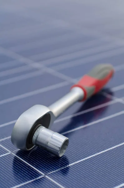 Сонячні Батареї Щупальця — стокове фото