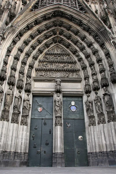 Entrance Cathedral Cologne — Stock Photo, Image