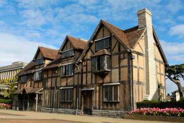 William Shakespeare' s Birthplace, Stratford upon Avon,England. clipart