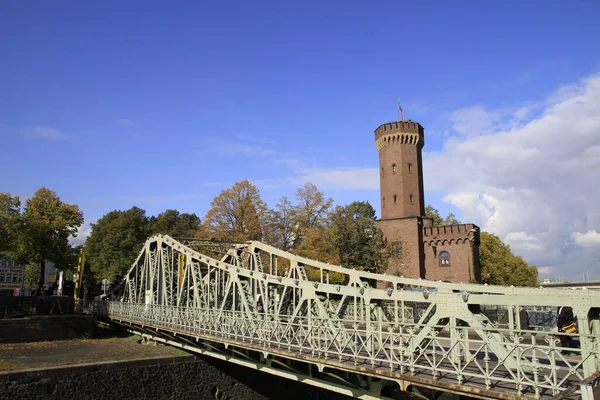 Bridge Malakoff Tower Cologne — Stock Photo, Image