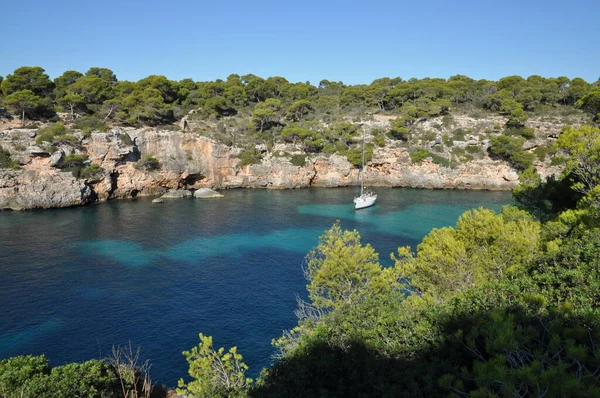 Bay Cala Mallorca — стоковое фото