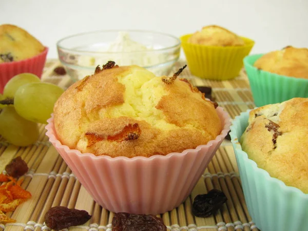 Muffins Sans Gluten Partir Farine Maïs — Photo