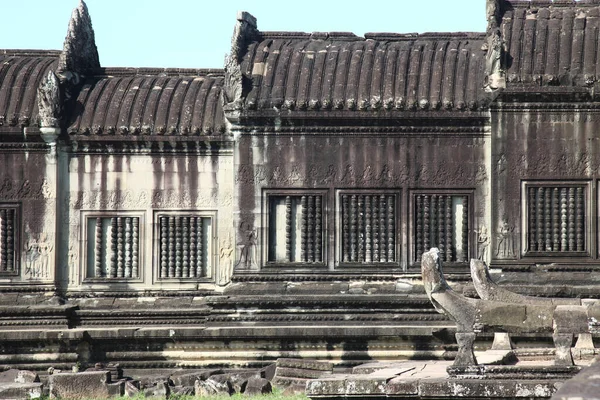 Poort Ingang Angkor Wat Tempel — Stockfoto