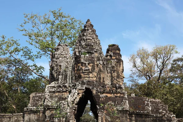 Südtor Von Angkor Thom — Stockfoto