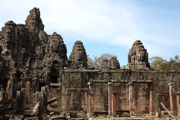 Angkor Thom Temple Siem Reap — Stock fotografie