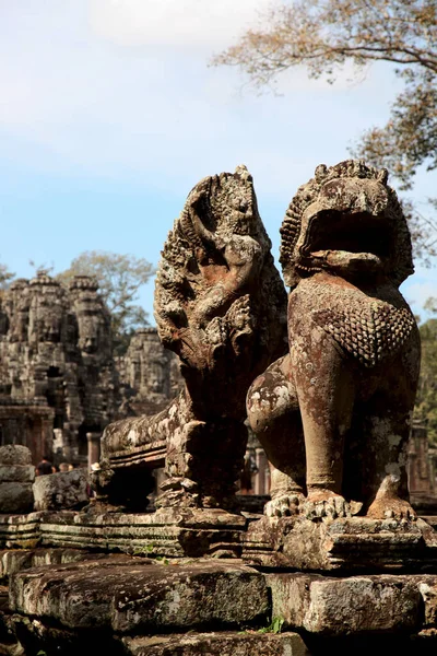 Angkor Thom Tempel Siem Skörd — Stockfoto