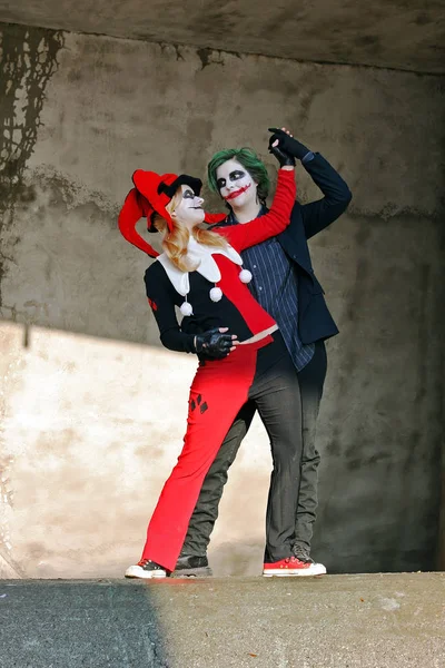 Harley Quinn Joker — Fotografia de Stock