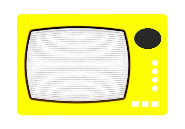 Colorato Cartone Animato Vecchio Televisore — Foto Stock