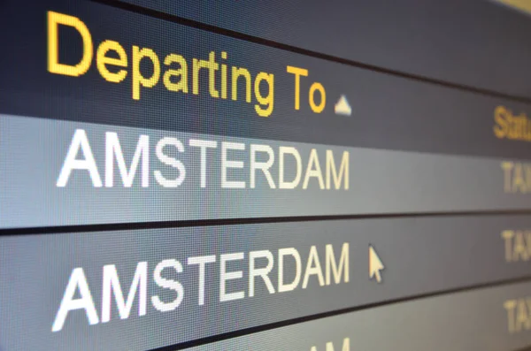 Політ Амстердама — стокове фото