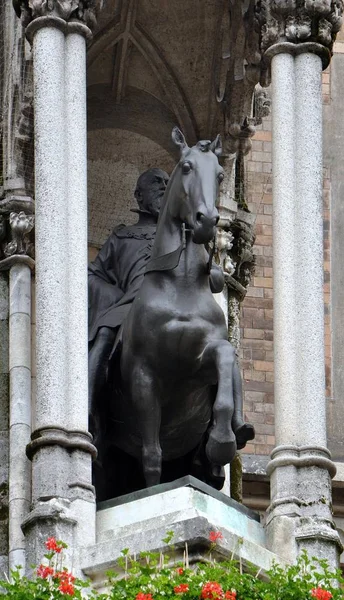 Estatua Del Prг Ncipe Regente Luitpold Bavaria Estгў Situada Nuevo — Foto de Stock