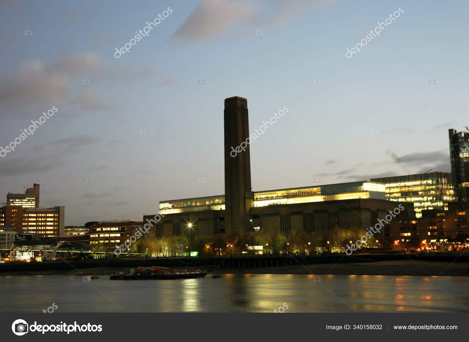 Tate Modern Disused Power Station London Stock Editorial Photo