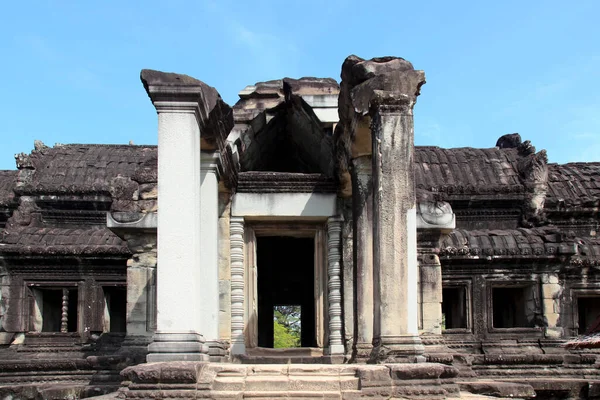 Biblioteksprocession Street Angkor Wat — Stockfoto