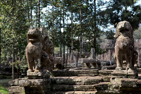 Angkor Thom Temple Siem Reap — Stock Photo, Image
