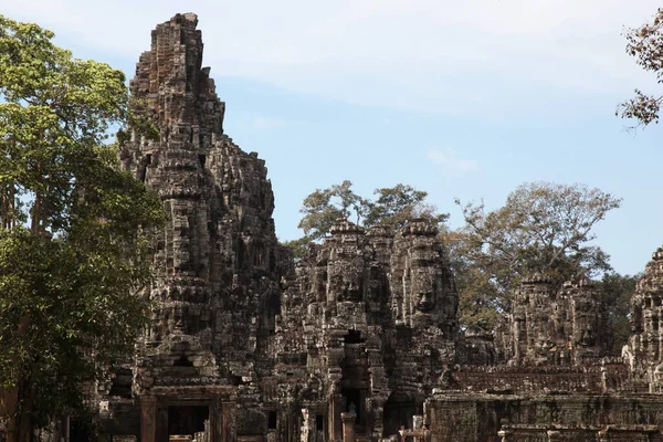 Angkor Thom Tempel Siem Reap — Stock fotografie