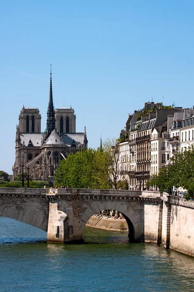 Paris Notre Dame Pont Tournelle — Fotografia de Stock