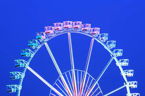 Carrusel Gigante Rueda Del Hurón Parque Atracciones — Foto de Stock