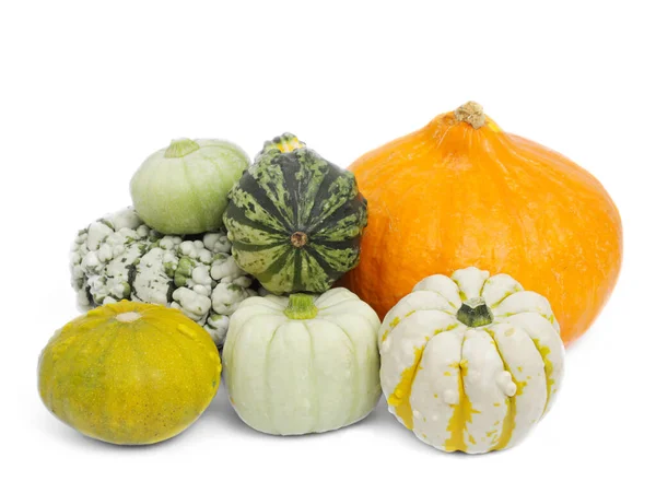 Calabazas Ecológicas Verduras Calabaza Alimentos Vegetales —  Fotos de Stock