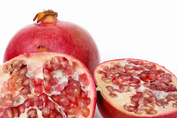 Frutta Fresca Melograno Rosso Frutta Estiva — Foto Stock