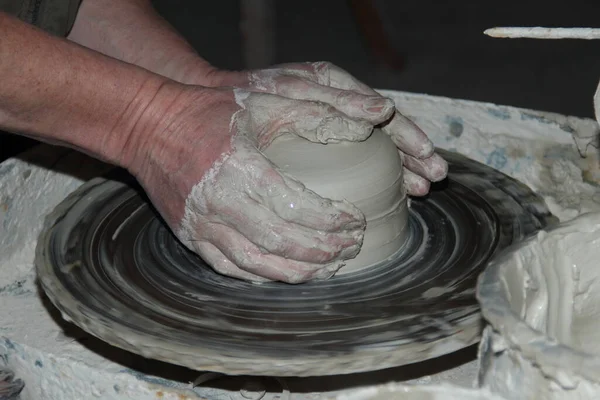 Ceramika Gliniana Garncarze Rzemieślnicy — Zdjęcie stockowe