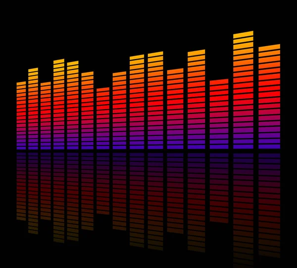 Geluidsequalizer Audio Mixer — Stockfoto