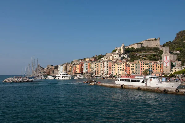 Porto Venere Olaszország Ligur Partjainál Található Város Spezia Tartományban Cinque — Stock Fotó