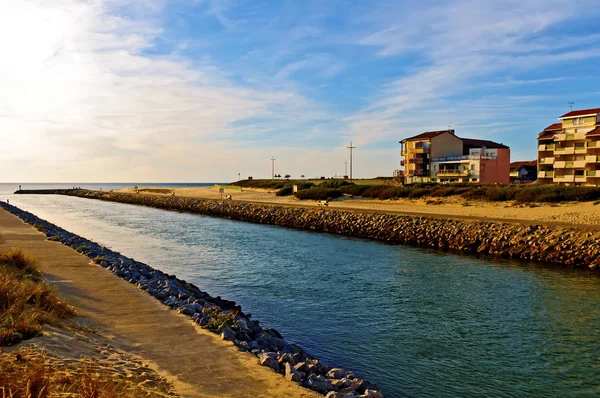 Blick Auf Den Strand Und Das Meer — Stockfoto