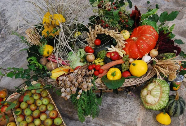 Comida Vegetariana Foco Seletivo — Fotografia de Stock