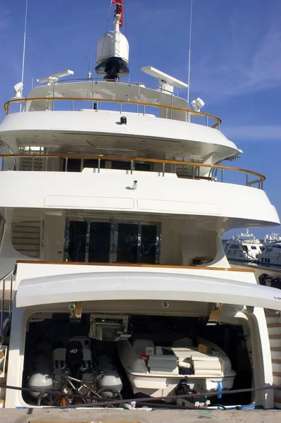 Yachts Monaco Harbour — Stock Photo, Image