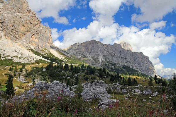 Güney Tyrol Daki Muhteşem Dağ Manzarası — Stok fotoğraf