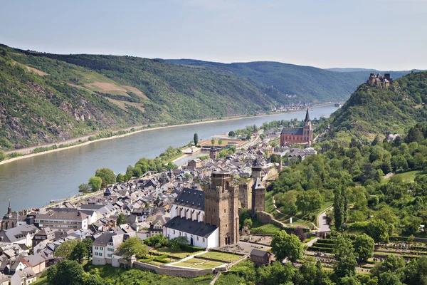 Cityscape Bacharach Rhine Valley Rhineland Palatine Germany — Stock Photo, Image