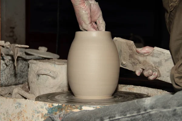 Clay Pottery Craftsmanship Potters — Stock Photo, Image