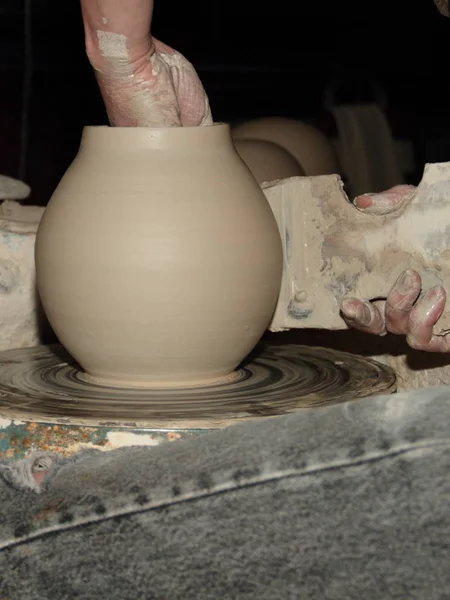 Clay Pottery Craftsmanship Potters — Stock Photo, Image