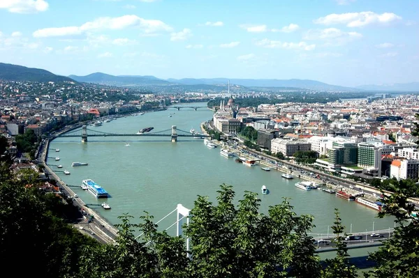 Vue Aérienne Budapest Hongrois — Photo